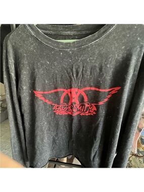 Aerosmith Women's Long Sleeve Tee - Black